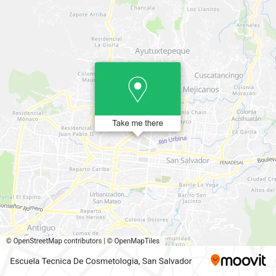 Escuela Tecnica De Cosmetologia map