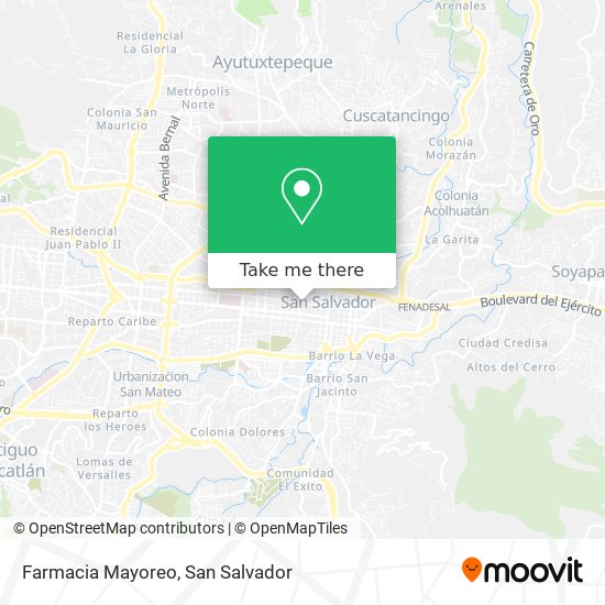 Farmacia Mayoreo map