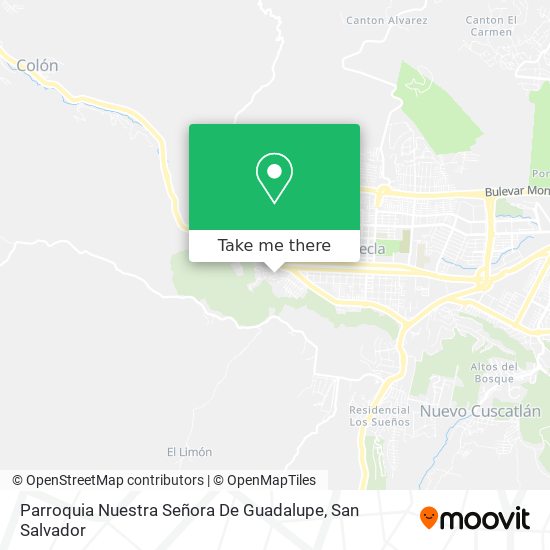 Mapa de Parroquia Nuestra Señora De Guadalupe