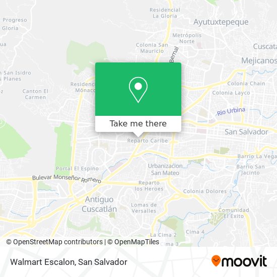 Walmart Escalon map