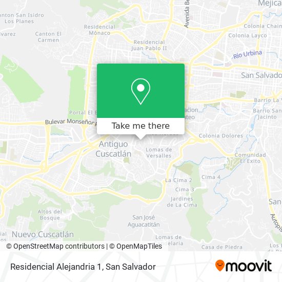 Residencial Alejandria 1 map