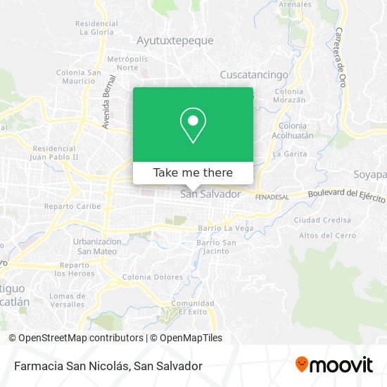 Farmacia San Nicolás map