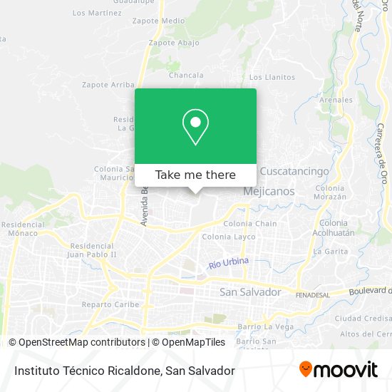 Instituto Técnico Ricaldone map