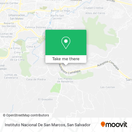 How to get to Instituto Nacional De San Marcos by Bus?