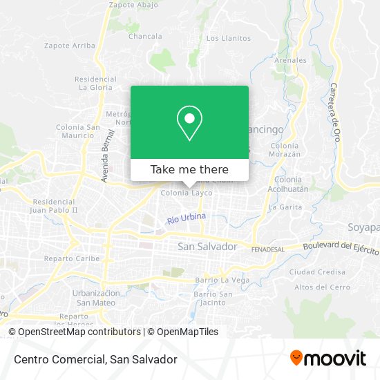 Centro Comercial map