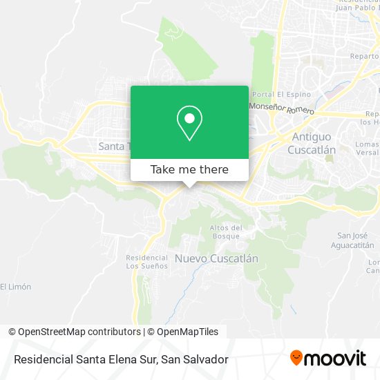 Residencial Santa Elena Sur map