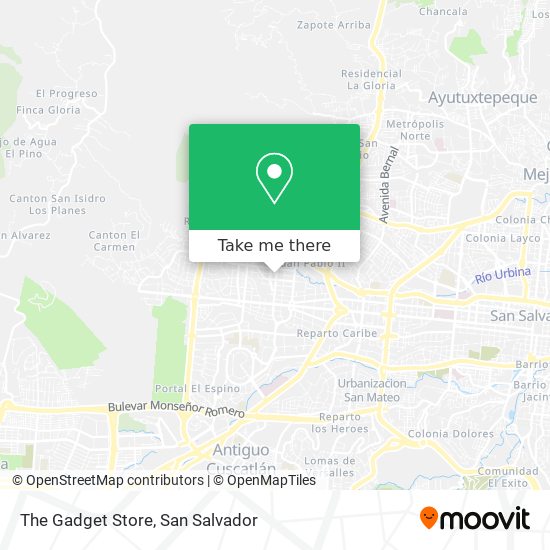 Mapa de The Gadget Store