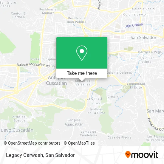 Legacy Carwash map