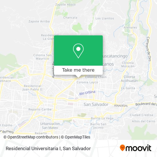 Residencial Universitaria I map