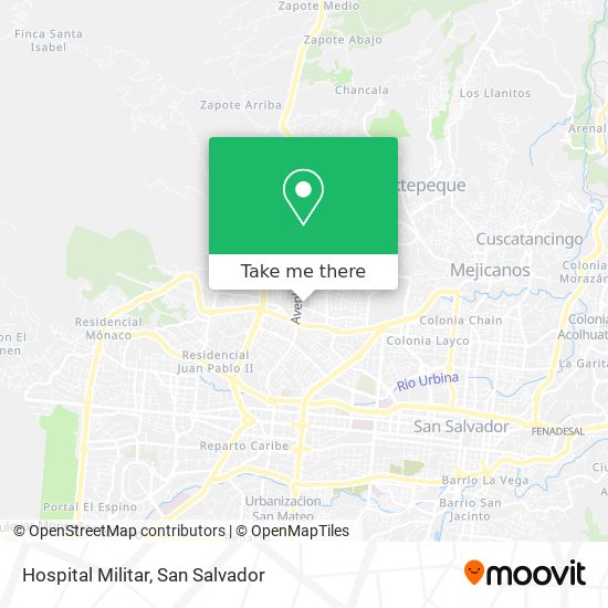 Hospital Militar map