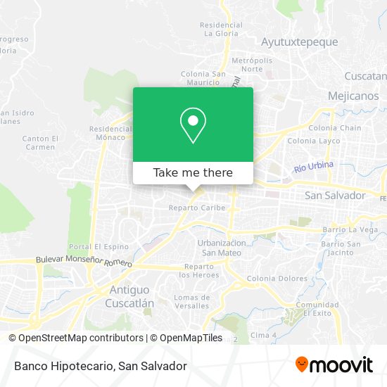 Mapa de Banco Hipotecario