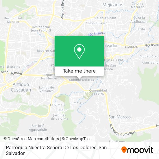 Parroquia Nuestra Señora De Los Dolores map