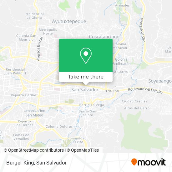 Mapa de Burger King