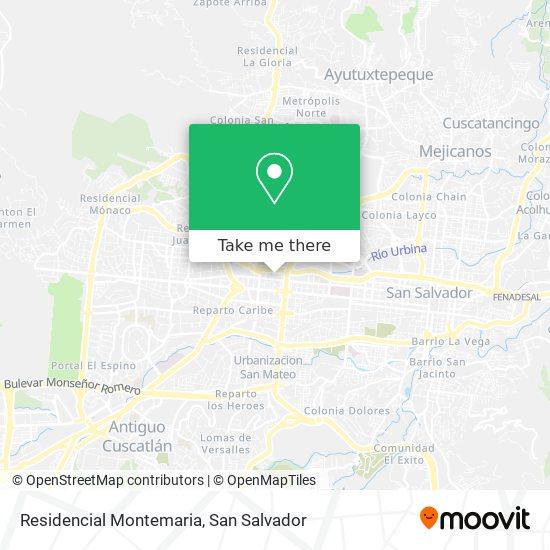 Residencial Montemaria map