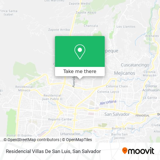 Mapa de Residencial Villas De San Luis