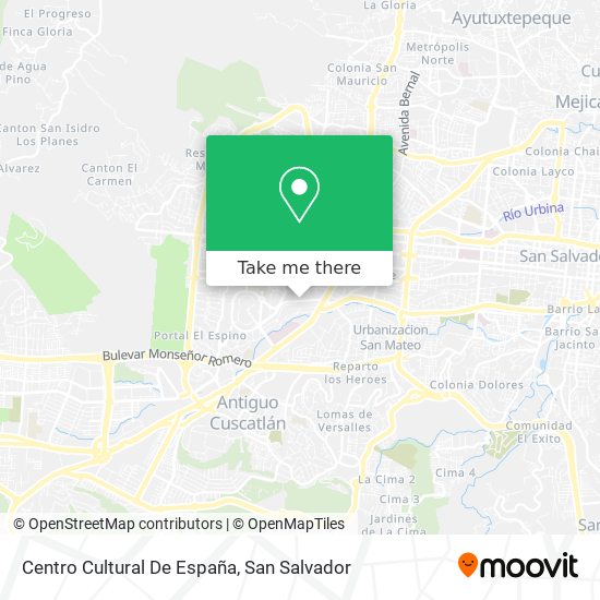 Centro Cultural De España map