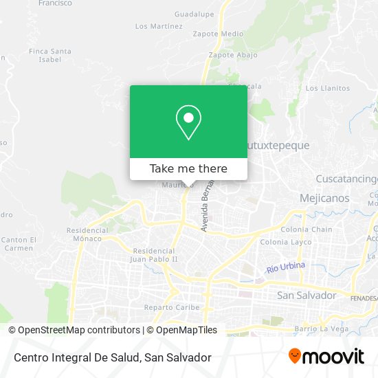 Mapa de Centro Integral De Salud