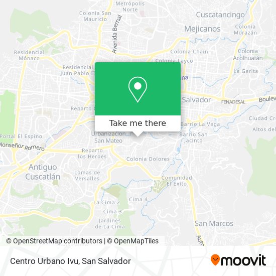 Centro Urbano Ivu map