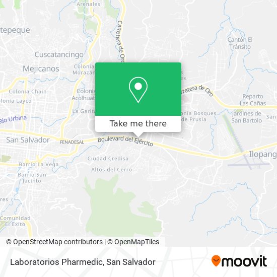 Laboratorios Pharmedic map