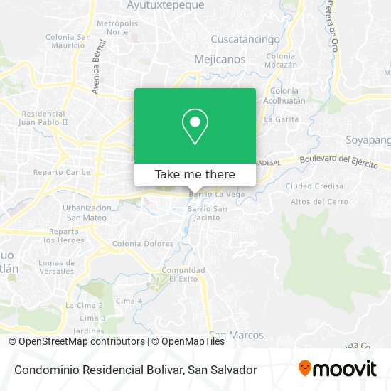 Condominio Residencial Bolivar map