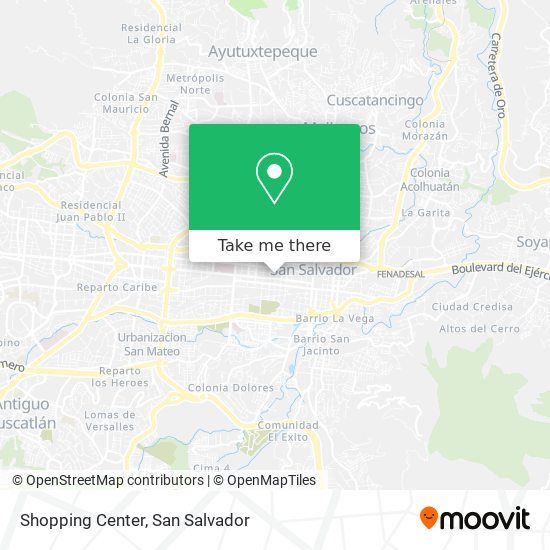 Shopping Center map