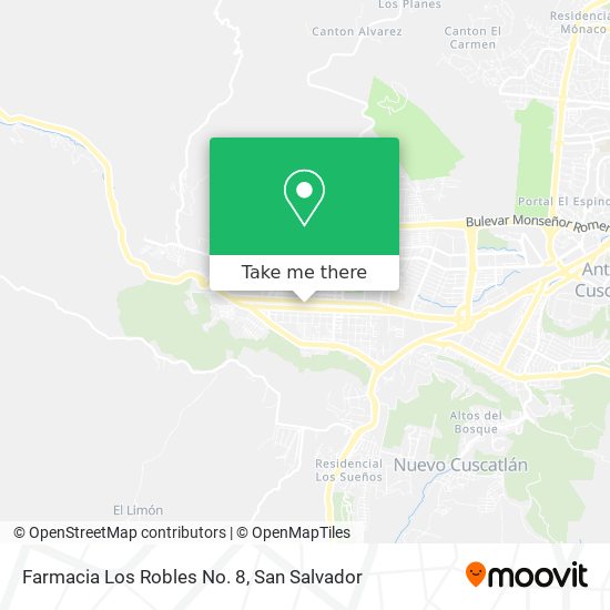 Mapa de Farmacia Los Robles No. 8