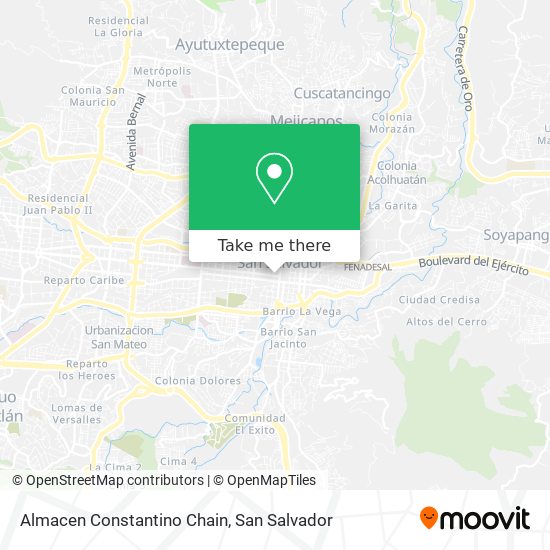 Almacen Constantino Chain map