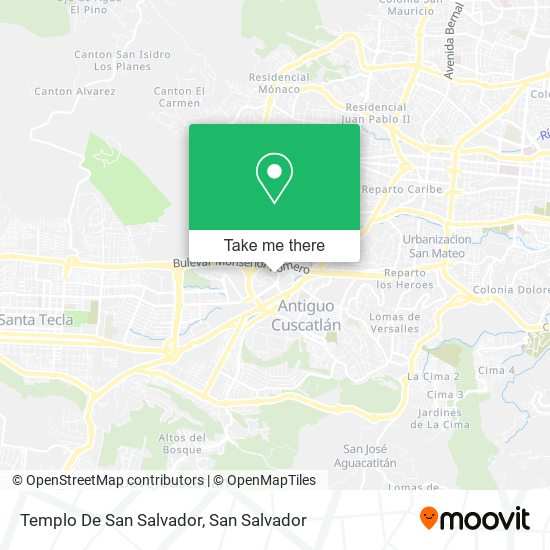 Templo De San Salvador map