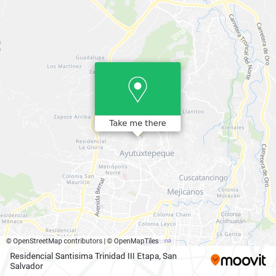 Residencial Santisima Trinidad III Etapa map