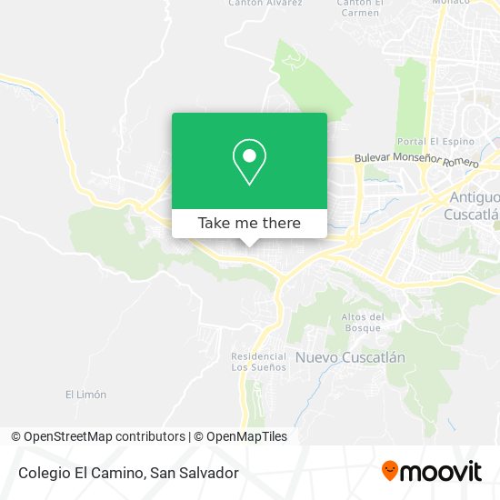 Mapa de Colegio El Camino