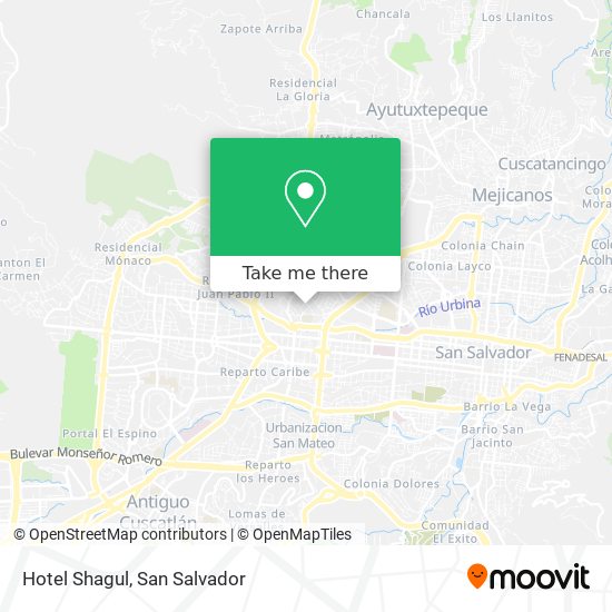Mapa de Hotel Shagul
