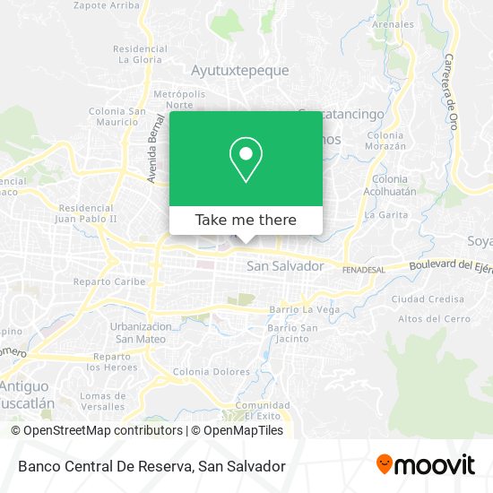 Banco Central De Reserva map