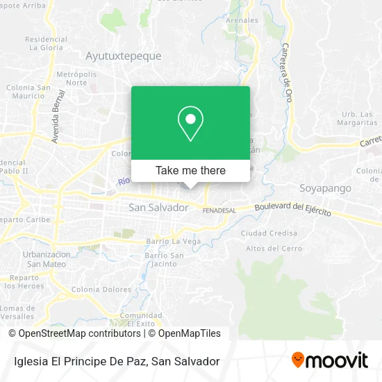 Mapa de Iglesia El Principe De Paz