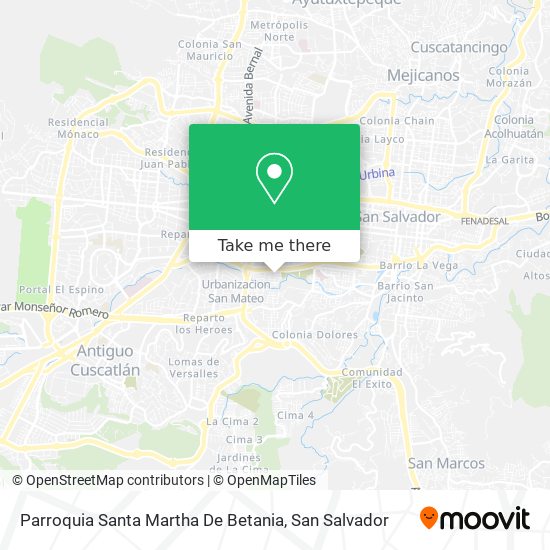 Parroquia Santa Martha De Betania map