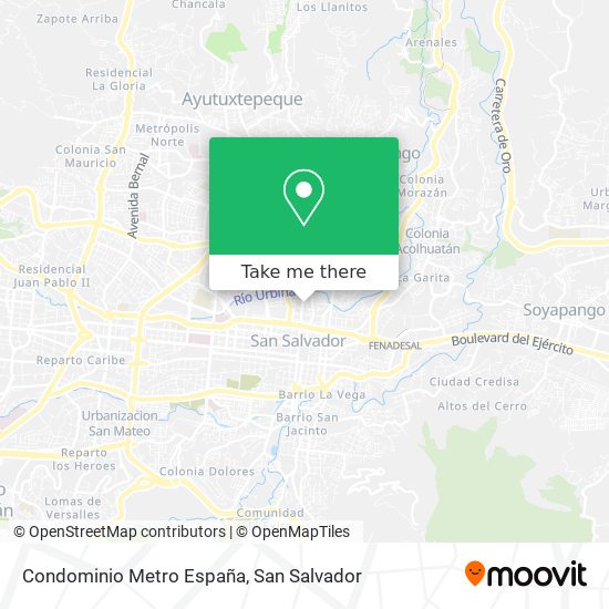 Condominio Metro España map