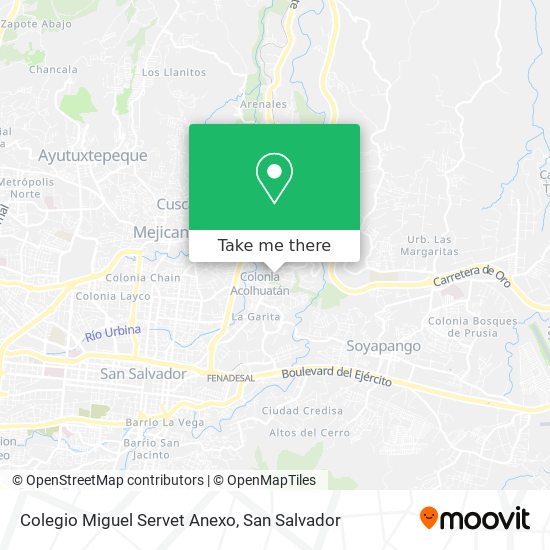 Mapa de Colegio Miguel Servet Anexo