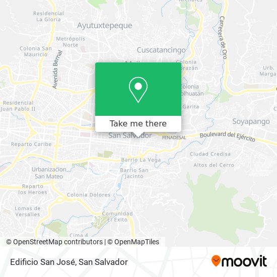 Edificio San José map