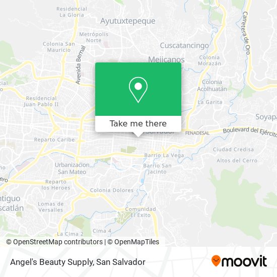 Angel's Beauty Supply map