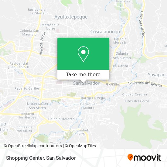 Shopping Center map
