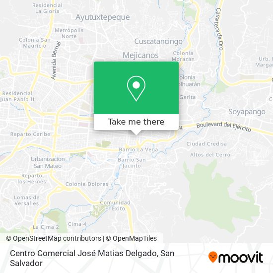 Centro Comercial José Matias Delgado map