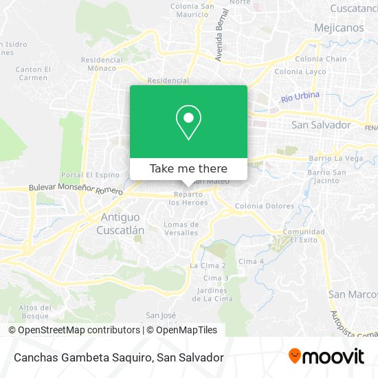 Canchas Gambeta Saquiro map