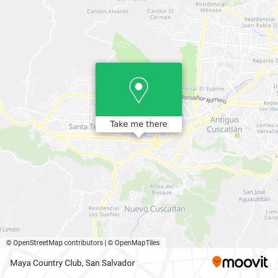 How to get to Maya Country Club in Nueva San Salvador by Bus?