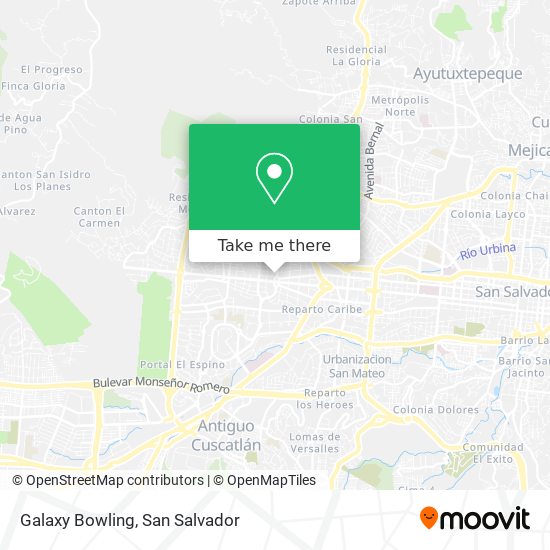 Mapa de Galaxy Bowling