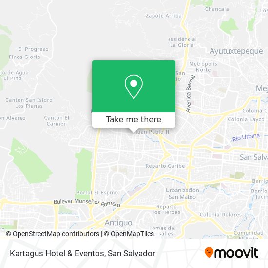 Kartagus Hotel & Eventos map