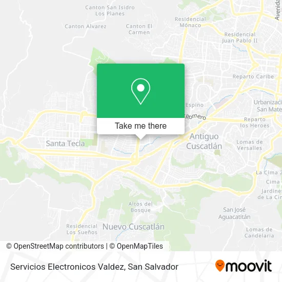 Servicios Electronicos Valdez map