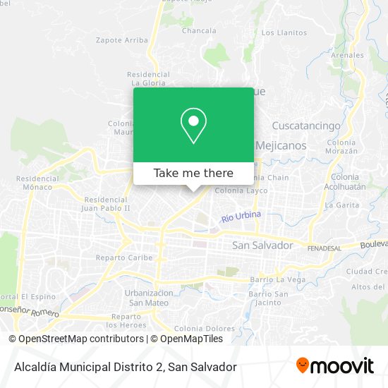 Alcaldía Municipal Distrito 2 map