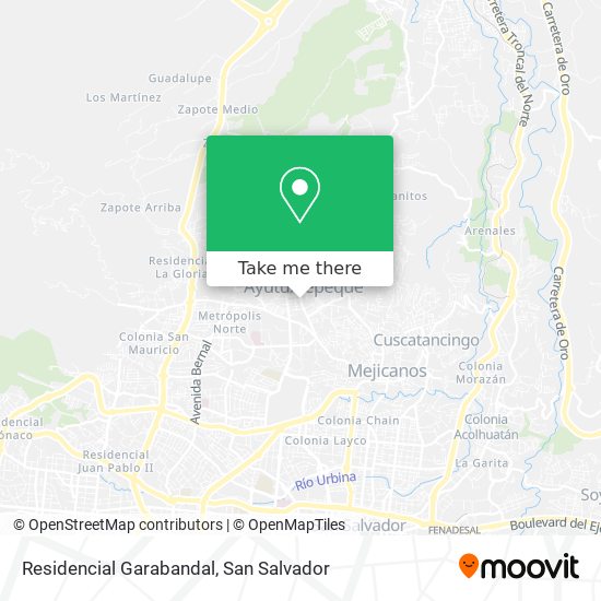 Residencial Garabandal map