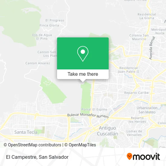 El Campestre map