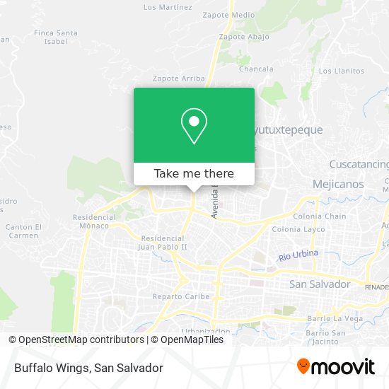 Mapa de Buffalo Wings