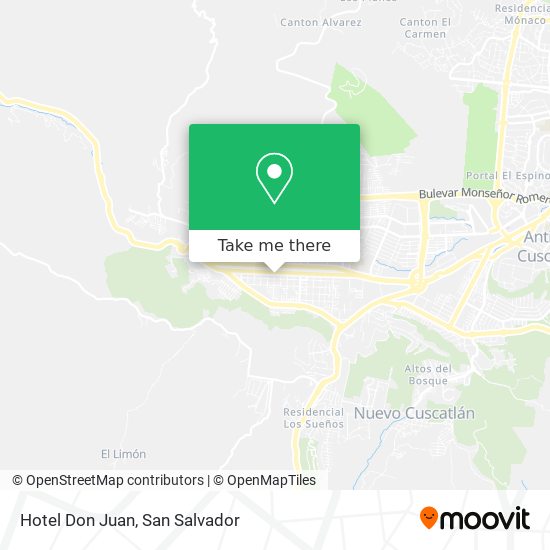 Hotel Don Juan map